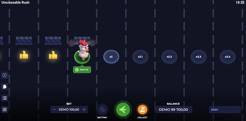 Uncrossable Rush