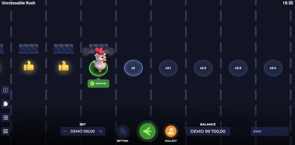 Uncrossable Rush
